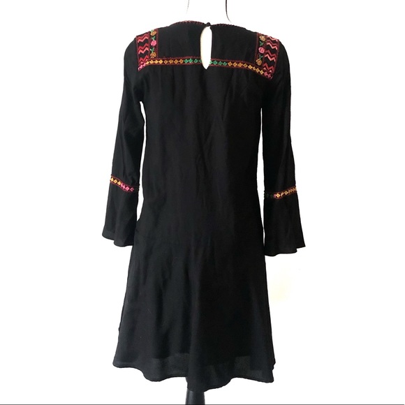Joie Gosinda Embroidered Bell-Sleeve Dress NWOT - Picture 4 of 5